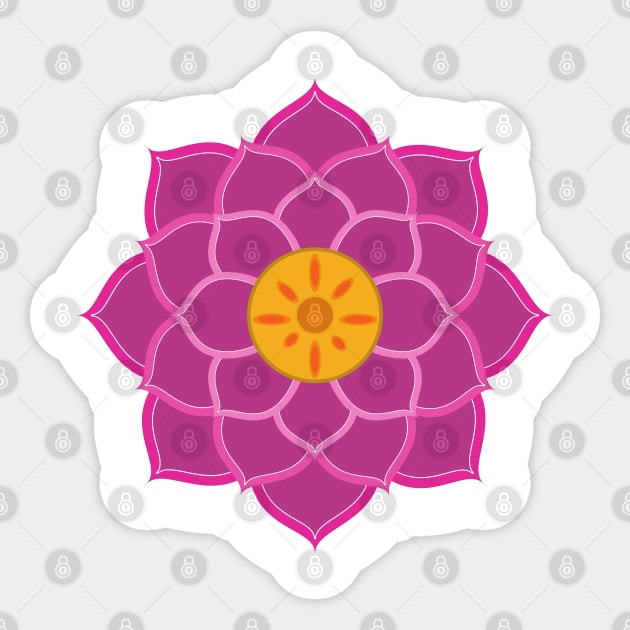 Lotus flower Sticker by Relaxing Positive Vibe